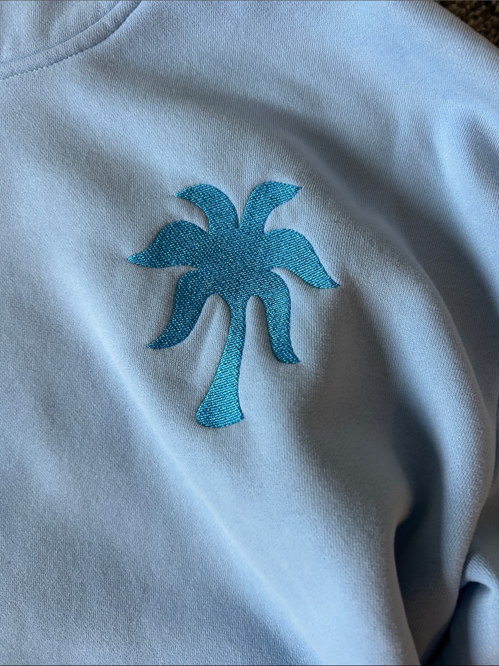 Pink Palm Puff Hoodie - Picture 3 of 6